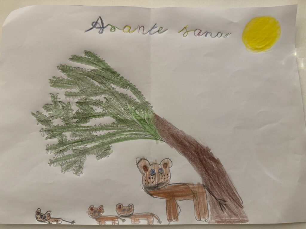 Asante sana - herzlichen Dank von Marie 10 Jahre alt auf Familiensafari in Tansania